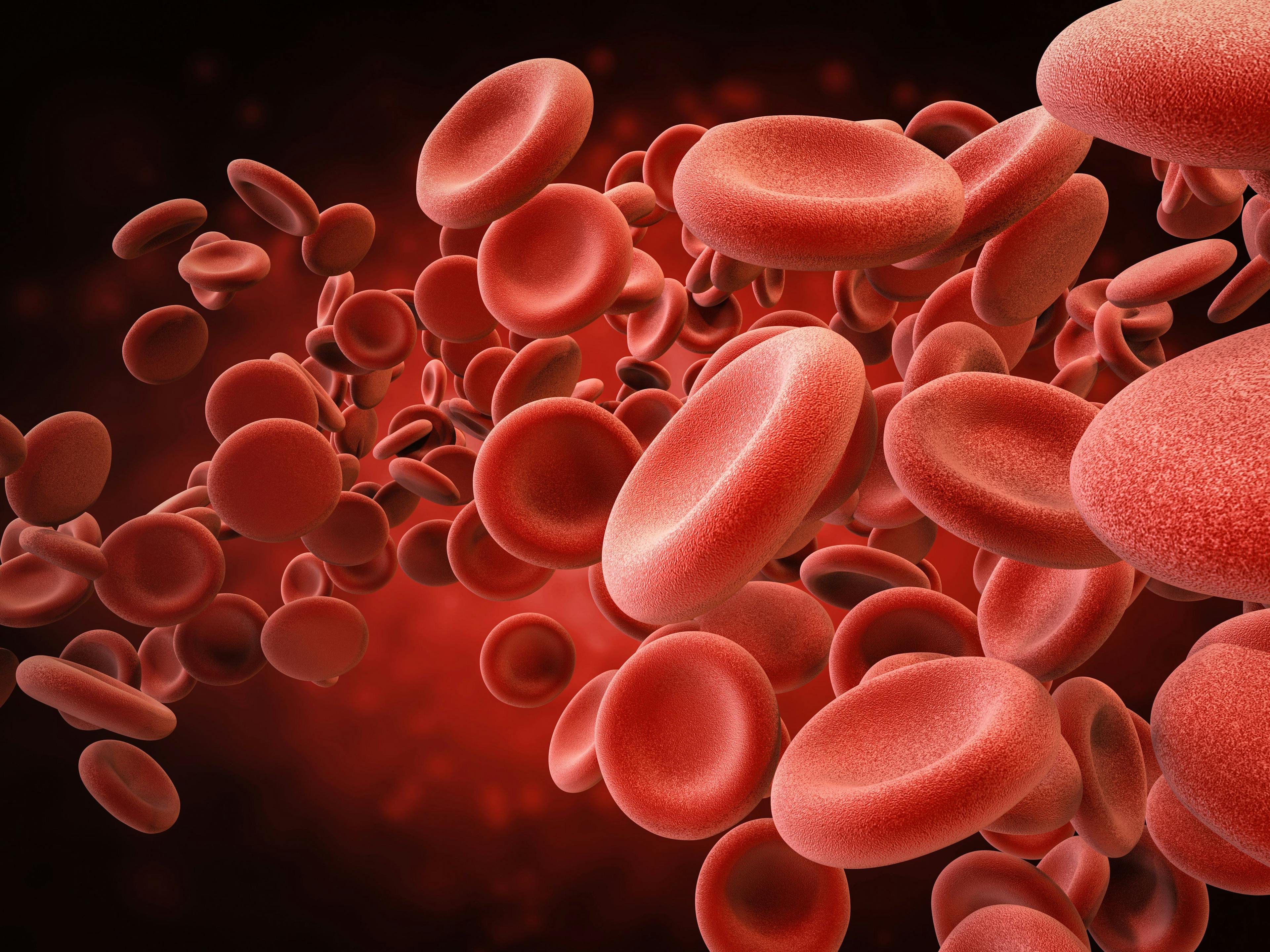Digital illustration of red blood cells. | Credit: Fotolia