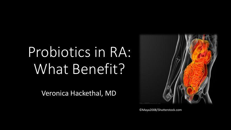 Probiotics in RA: What Benefit?