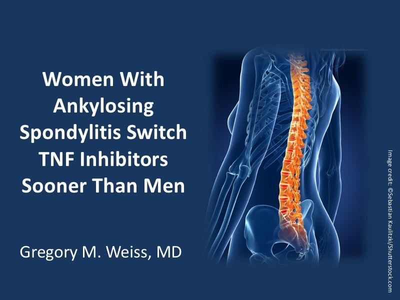 Women With Ankylosing Spondylitis Switch Drugs Sooner Than Men