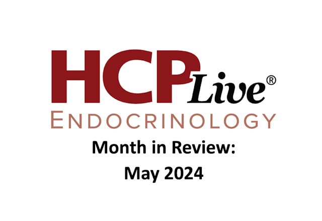 Endocrinology Month in Review: May 2024 thumbnail featuring HCOLive endocrinology logo 