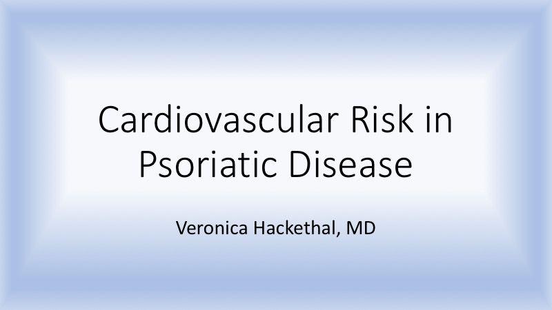 Cardiovascular Risk in Psoriatic Disease