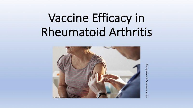 Vaccine Efficacy in Rheumatoid Arthritis