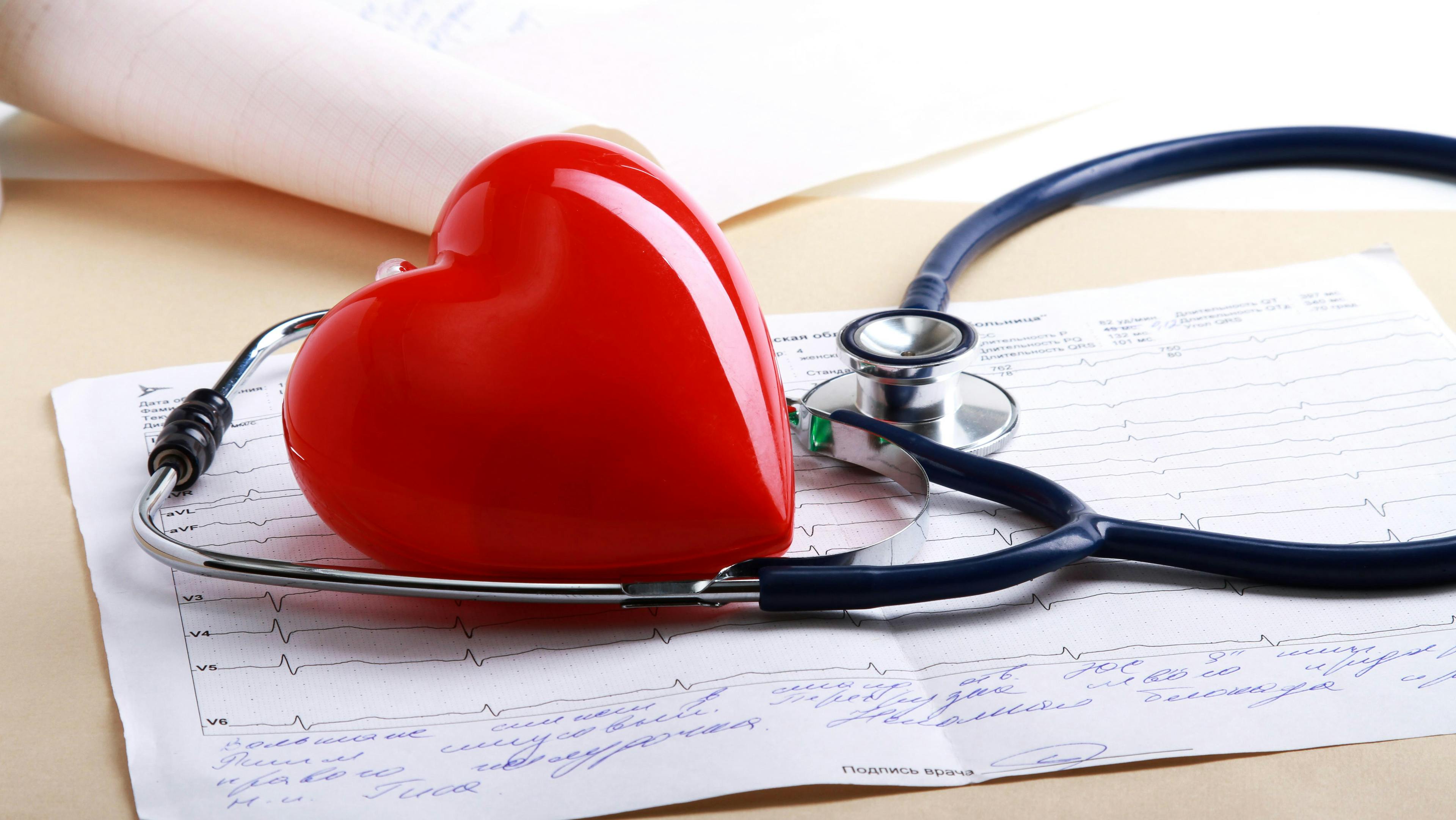 Heart and stethoscope 