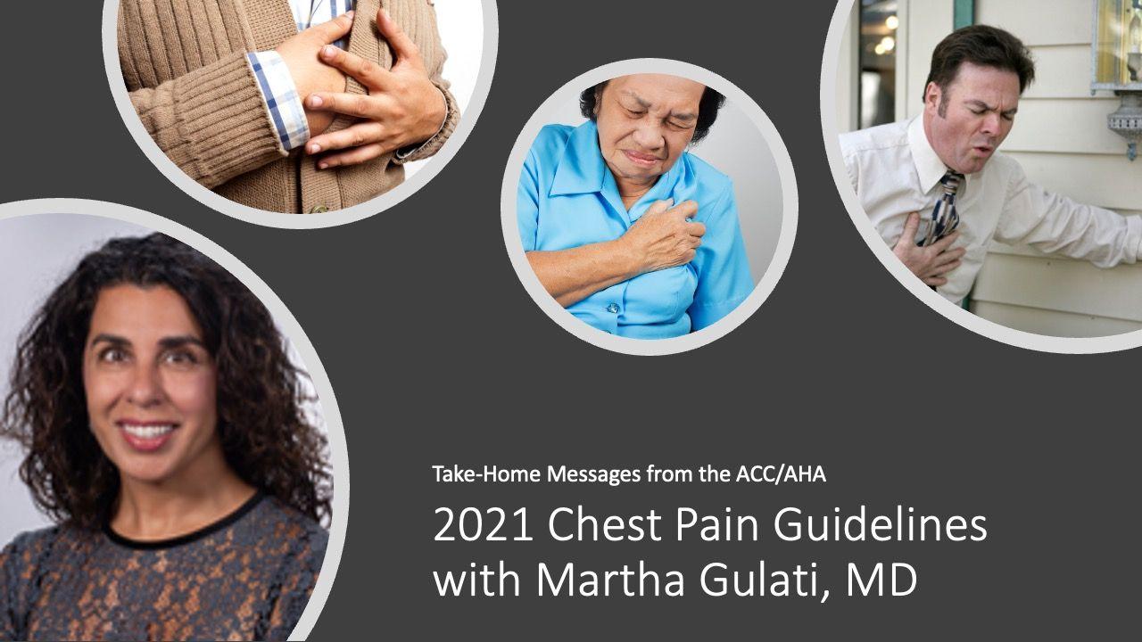 Take-Home Messages from New Chest Pain Guidelines, with Martha Gulati, MD