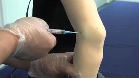 Injection for Golfer's Elbow