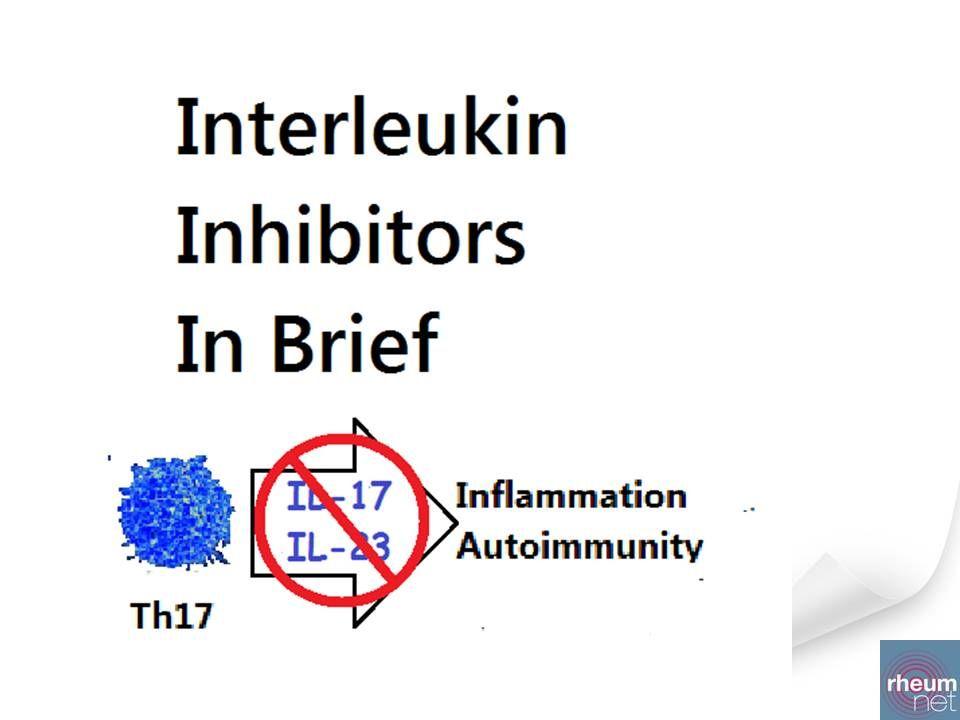 Interleukin Inhibitors in Brief