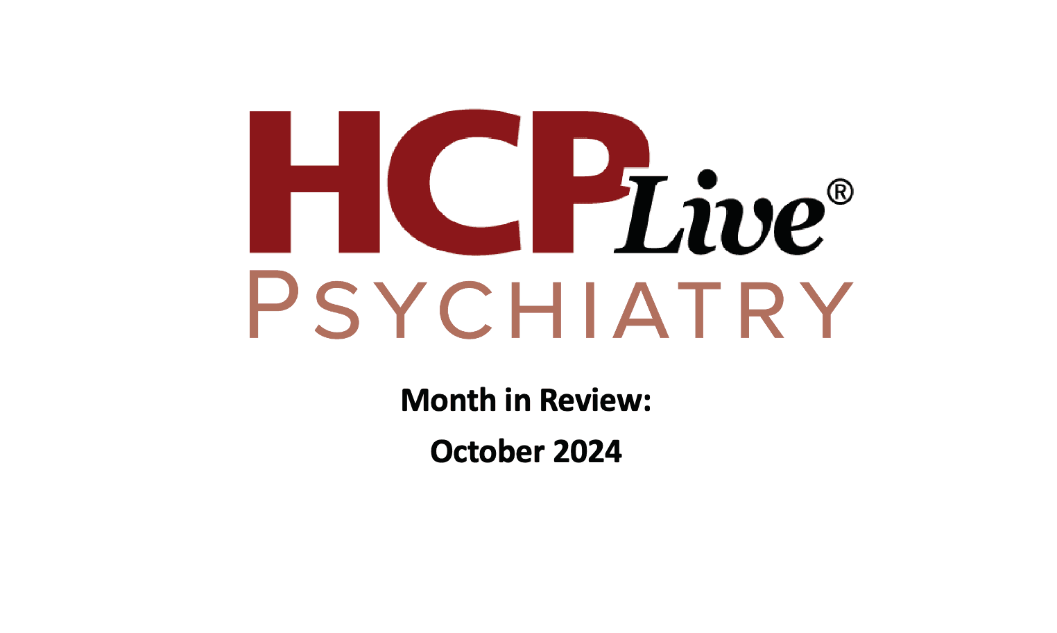 Psychiatry Month in Review: October 2024